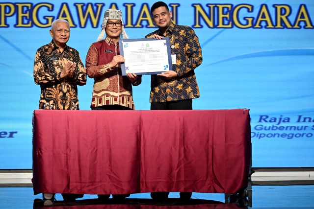 medan, sumut, gubernur sumut, manajemen talenta, aparatur sipil negara, badan kepegawaian negara, kepala bkn, zudan arif fakrulloh,