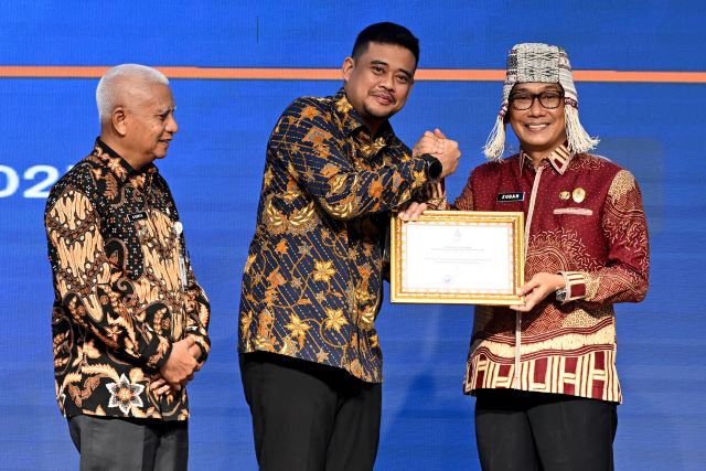 Kepala BKN RI, Zudan Arif Fakrulloh, pada acara Penguatan Penerapan Manajemen Talenta ASN di Kantor Gubernur Sumut