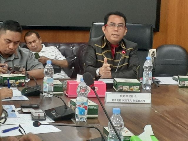 Ketua Komisi IV DPRD Kota Medan, Paul MA Simanjuntak