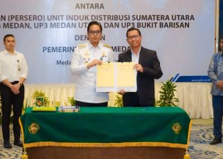 Pemkot Medan dan PLN teken perjanjian kerja sama