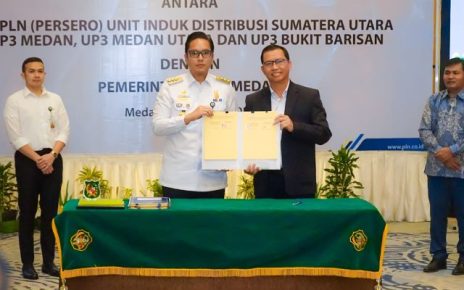 Pemkot Medan dan PLN teken perjanjian kerja sama