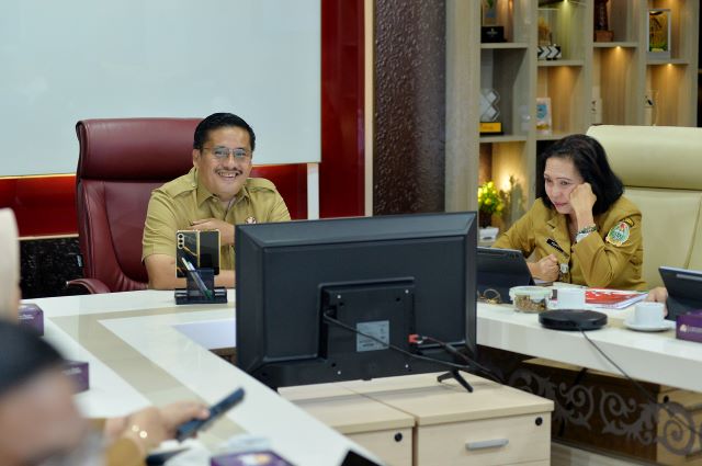 Sekdaprov Sumut, Togap Siangunsong, ikuti rakor inflasi Kemendagri