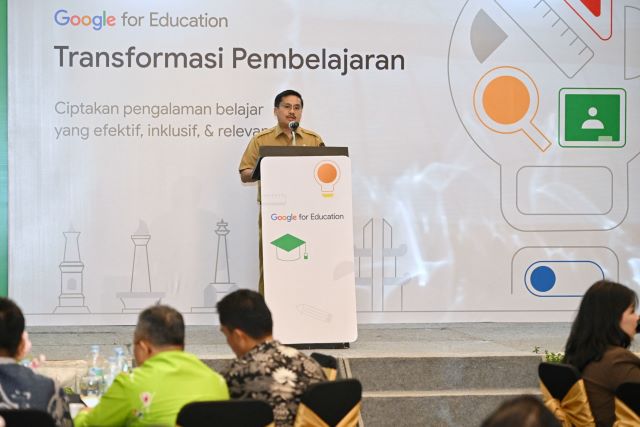Sekdaprov Sumut, Togap Simangunsong, jadi keynote speech google education