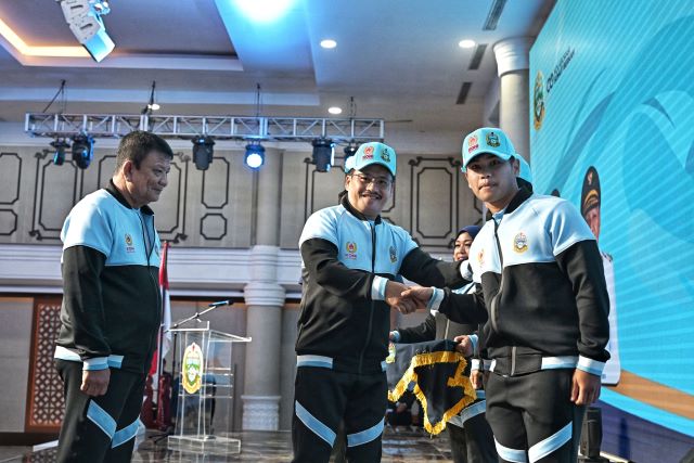Sekdaprov Sumut, Togap Simangunsong, lepas atlet ke PON Bela Diri 2025