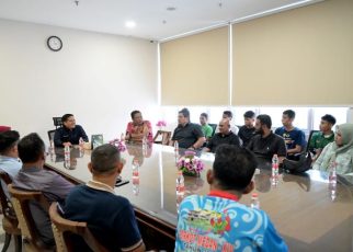 Sekdaprov Sumut, Togap Simangunsong, terima audiensi Pertina Sumut
