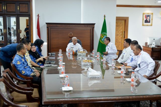 Wakil Gubernur Sumut, Surya, terima audiensi Kakanwil Pemasyarakatan Sumut