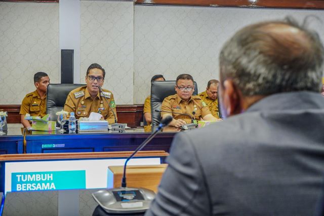 Wali Kota Medan, Rico Tri Putra Bau Waas, terima audiensi PT. BNCT