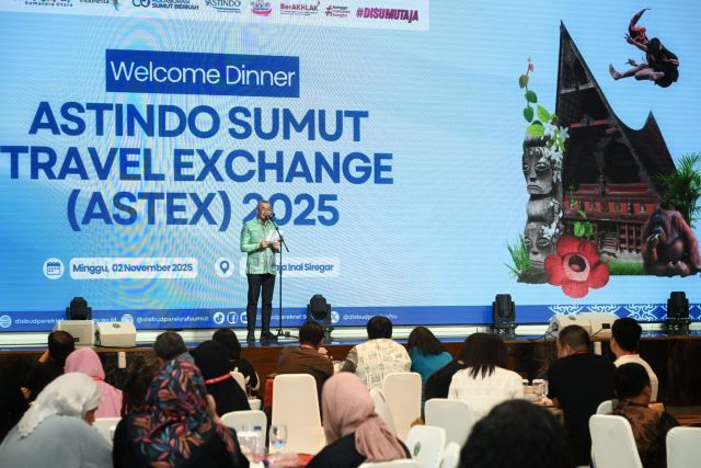 Acara welcome dinner Astex Sumut 2025