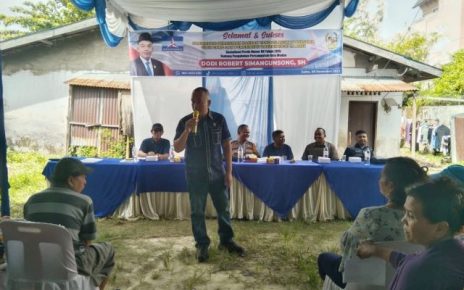 Anggota DPRD Medan, Dodi Robert Simangunsong, gelar Sosper XI TA 2025 di Medan Denai