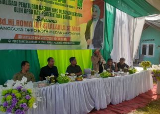 Anggota DPRD Medan Fraksi Hanura-PKB, Roma Uli Silalahi, gelar Sosper XI di Marelan