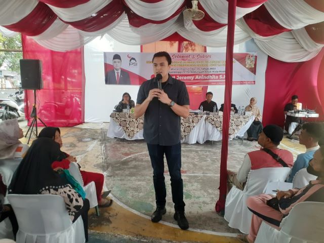 Anggota DPRD Medan Fraksi PSI, Reinhart Jeremy Anindhita, gelar Sosper XI di Medan Perjuangan 1