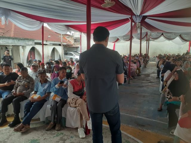 Anggota DPRD Medan Fraksi PSI, Reinhart Jeremy Anindhita, gelar Sosper XI di Medan Perjuangan 4