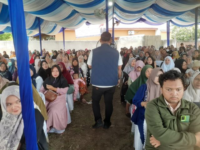 Anggota DPRD Medan Fraksi Partai NasDem, Saipul Bahri, gelar Sosper XI di Marelan 2