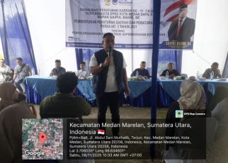 Anggota DPRD Medan Fraksi Partai NasDem, Saipul Bahri, gelar Sosper XI di Marelan