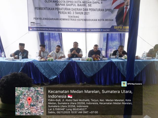 Anggota DPRD Medan Fraksi Partai NasDem, Saipul Bahri, gelar Sosper XI di Marelan 5