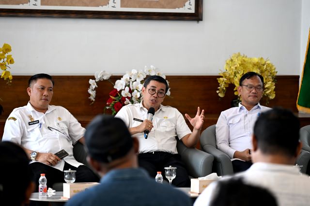 Dinas Koperasi & UMKM Konfrensi pers di Kantor Gubernur Sumut