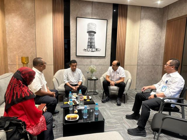 Dirut Tirtanadi, Ardian Surbakti, terima audiensi Forwadi