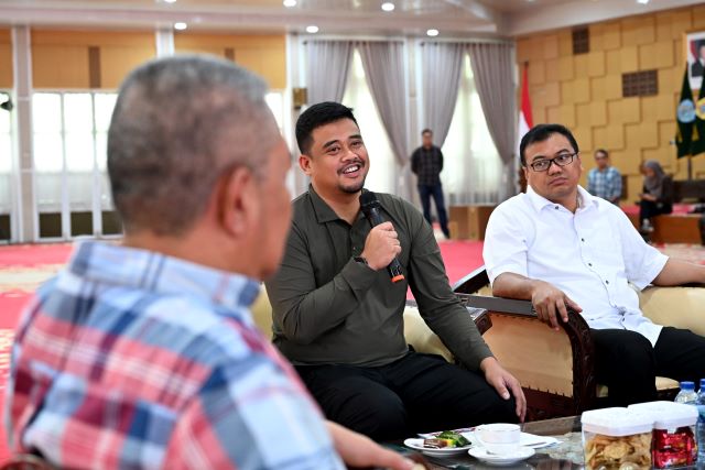 Gubernur Sumut, Bobby Nasution, bertemu Bupati Deliserdang, Asri Ludin Tambunan