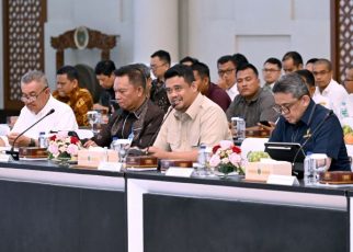Gubernur Sumut, Bobby Nasution, terima Kunker Banggar DPR RI