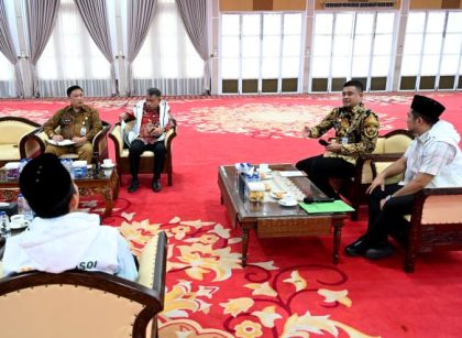 Gubernur Sumut, Bobby Nasution, terima audensi LASQI