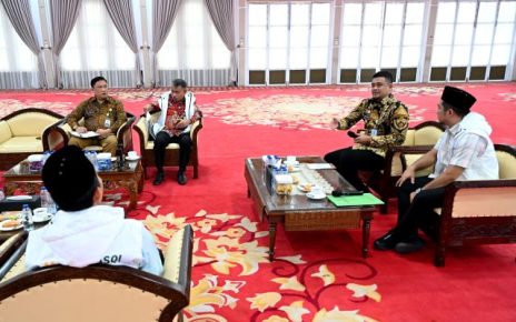 Gubernur Sumut, Bobby Nasution, terima audensi LASQI