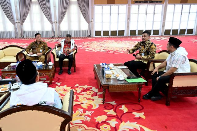 Gubernur Sumut, Bobby Nasution, terima audensi LASQI