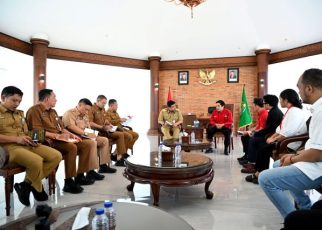 Gubernur Sumut, Bobby Nasution, terima audiensi GMNI