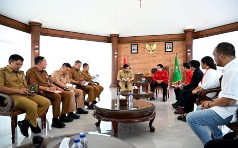 Gubernur Sumut, Bobby Nasution, terima audiensi GMNI