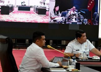 Gubernur Sumut, Bobby Nasution, video conference dengan Hainan
