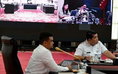 Gubernur Sumut, Bobby Nasution, video conference dengan Hainan