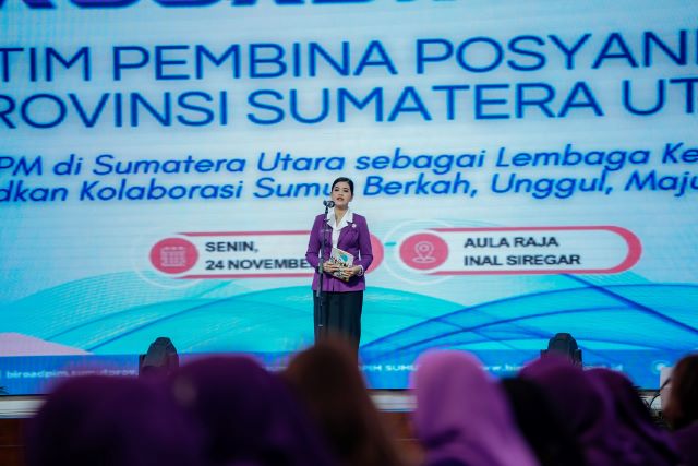 Ketua TP PKK Sumut, Kahiyang Ayu, buka Rakorda Tim Pembina Posyandu Sumut