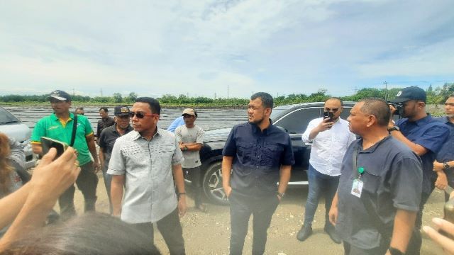 Komisi IV DPRD Kota Medan tinjau penimbunan depo di Belawan