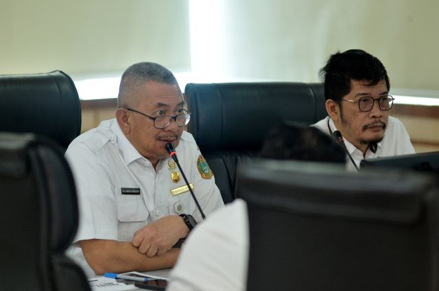 Pj Sekdaprov Sumut, Sulaiman Harahap, pada entry meeting dengan BPK