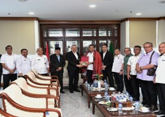 Pj Sekdaprov Sumut, Sulaiman Harahap, terima kunjungan pelaku industri Sarawak, Malaysia