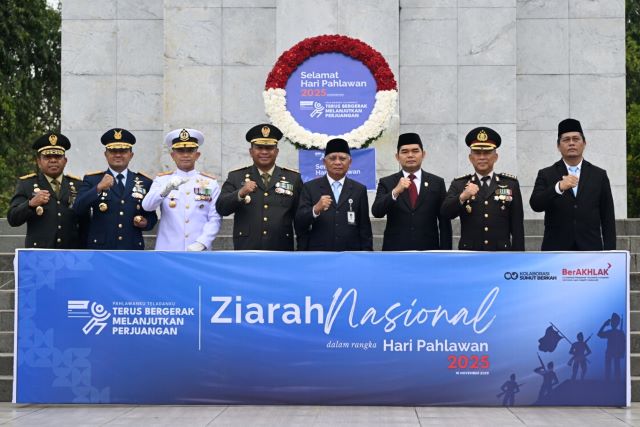 Wakil Gubernur Sumut, Surya, Inspektur Upacara Hari Pahlawan 2025