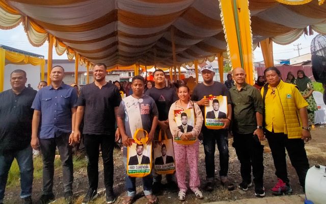 Wakil Ketua DPRD Medan, Hadi Suhendra, foto bersama usai gelaran Sosper XI TA 2025 di Medan Belawan
