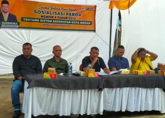 Wakil Ketua DPRD Medan, Hadi Suhendra, gelar Sosper XI TA 2025 di Medan Belawan