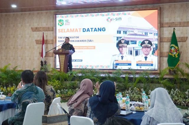 Wakil Wali Kota Medan, Zakiyuddin Harahap, enerima kunjungan Tim Verifikasi dan Validasi SDGs