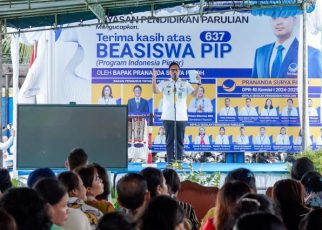 Wali Kota Medan, Rico Tri Putra Bayu Waas, launching Gerakan Literasi Digital Yayasan Parulian