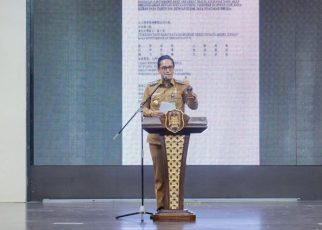 Wali Kota Medan, Rico Tri Putra Bayu Waas, pada pembukaan Partnership Meet And Greet Travel Exchange - Astindo Sumut