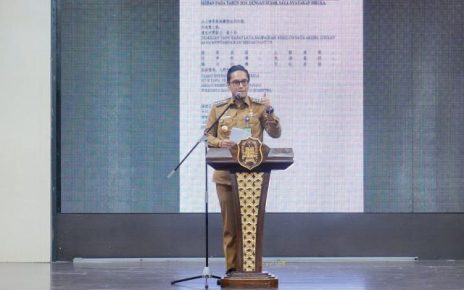 Wali Kota Medan, Rico Tri Putra Bayu Waas, pada pembukaan Partnership Meet And Greet Travel Exchange - Astindo Sumut