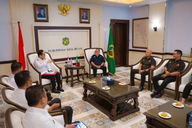 Wali Kota Medan, Rico Tri Putra Bayu Waas, terima audiensi Inkanas