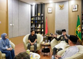 Wali Kota Medan, Rico Tri Putra Bayu Waas, terima audiensi komunitas lari RUNMDN