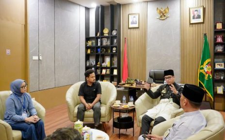 Wali Kota Medan, Rico Tri Putra Bayu Waas, terima audiensi komunitas lari RUNMDN