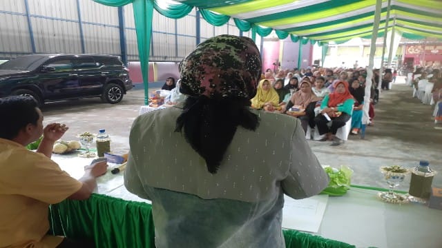 Anggota DPRD Medan Fraksi Hanura-PKB, Roma Uli Silalahi, gelar Sosper XII TA 2025 di Marelan 2