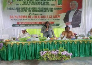 Anggota DPRD Medan Fraksi Hanura-PKB, Roma Uli Silalahi, gelar Sosper XII TA 2025 di Marelan