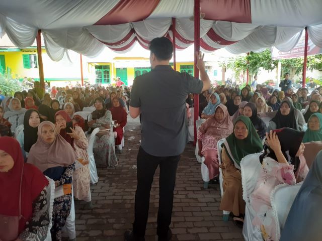 Anggota DPRD Medan Fraksi PSI, Reinhart Jeremy Anindhita, gelar Sosper XII TA 2025 di Medan Deli 2