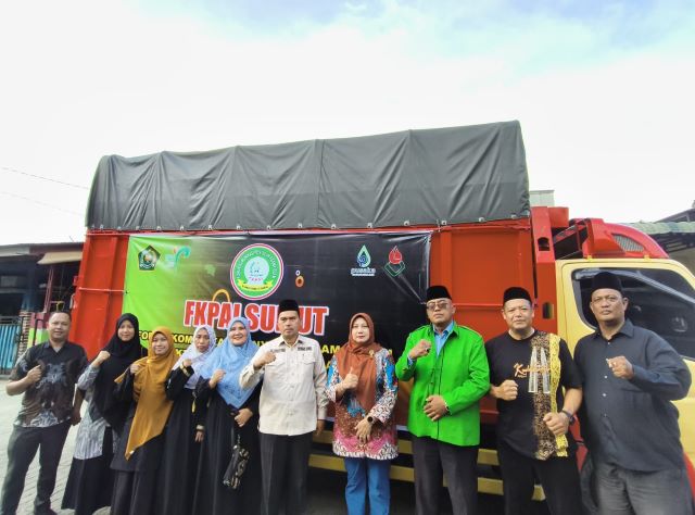 FKPAI Sumut salurkan bantuan kepada korban bencana di Tapteng & Sibolga