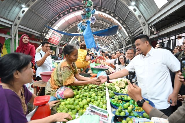 Gubernur Sumut, Bobby Nasution, Sidak Pasar Sukaramai