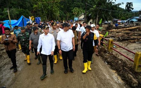 Gubernur Sumut, Bobby Nasution, tinjau bencana alam di Garoga Tapsel